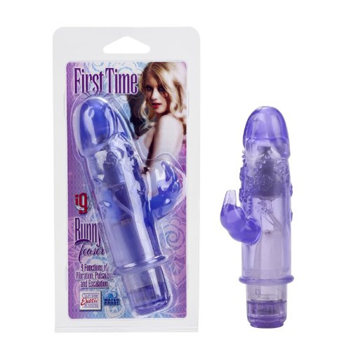 California Exotic Novelties First Time Bunny Teaser  Purple
