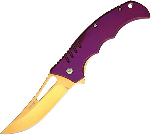 Fury FY32359-BRK Linerlock A O Purple Gold