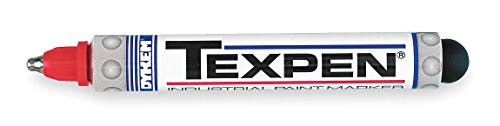 Dykem Texpen 60239 Red Medium Marking Pen - 16023  PRICE is per EACH