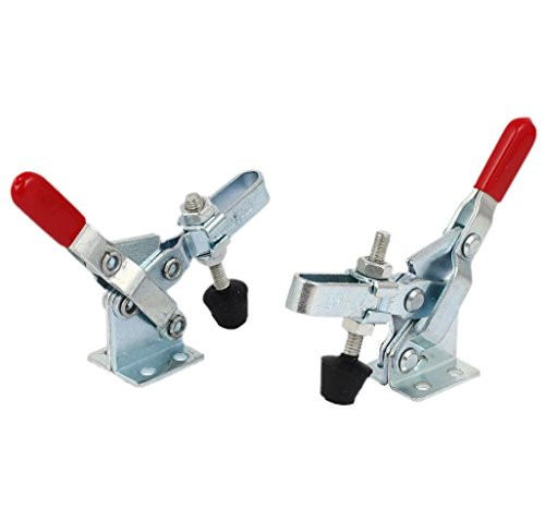 2pcs 102B 397Lbs Holding Capacity U Shape Bar Vertical Toggle Clamp