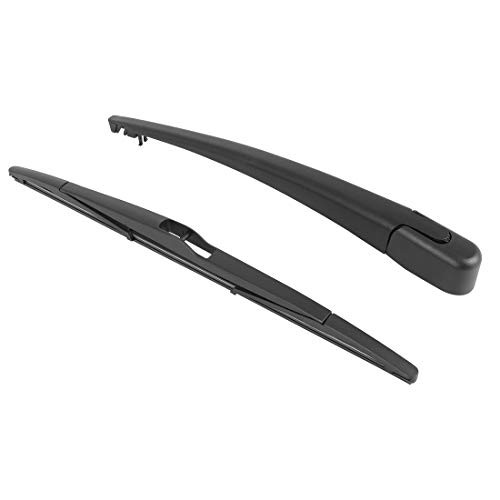 X AUTOHAUX Car Rear Windshield Wiper Blade Arm Set for Mazda Speed3 2007-2009 14 Inch 355mm
