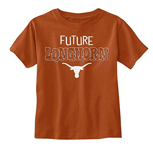 NCAA Texas Longhorns Girls University of Texas Bronn Short Sleeve T-Shirt  Texas Orange  2T 
