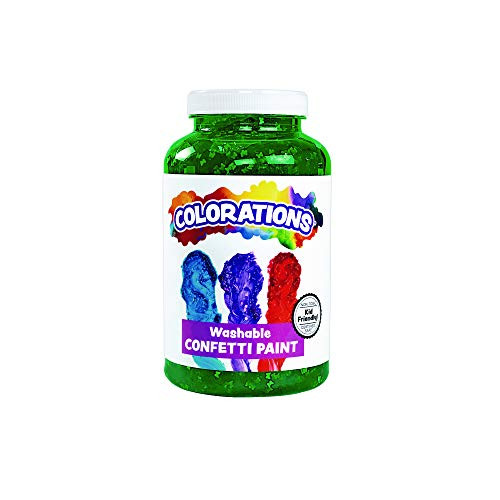 Colorations Confetti Paint - Lime Green  Item  FETIGR