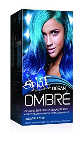 Splat Rebellious Colors Hair Coloring Complete Kit Ocean Ombre by Splat