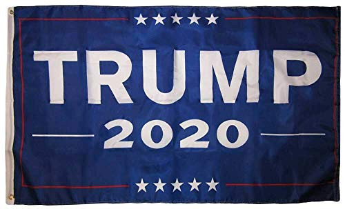 Trade Winds 3x5 Trump 2020 Blue 3'x5' Premium Quality Heavy Duty Nylon Polyester Flag