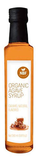NATURA BIOFOODS 100% certified Organic Natural Flavors Blue Agave Nectar, Agave Syrup Sweetener, Chocolate, Almond, Vanilla, Strawberry, Gluten Free, Vegan, Low-Glycemic Index. (Caramel, Small) NATURA BIOFOODS 100% certified Organic Natural Flavors Blue Agave Nectar, Agave Syrup Sweetener, Chocolate, Almond, Vanilla, Strawberry, Gluten Free, Vegan, Low-Glycemic Index. (Caramel, Small)