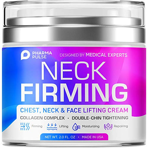 Neck Firming Cream  Neck Anti-Wrinkle Cream  Anti Aging Moisturizer for Neck  and  Decollete  Neck Firming Cream for Double Chin and Sagging Skin  Neck  Chest  and  Decollete Skin Care for Men  and  Women