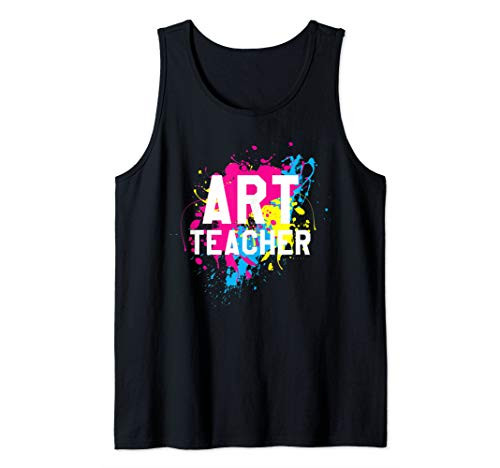 Original Splatter Paint Art Professor Teacher Tank Top