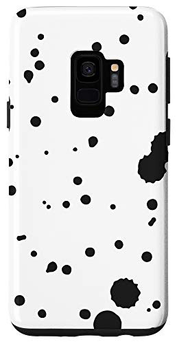 Galaxy S9 Black Paint Splatter Pattern Gift Phone Case