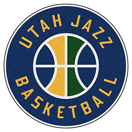 FANMATS 18854 NBA Utah Jazz Roundel Mat  Team Color  27" Diameter