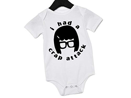 Bob's Burgers Shirt Funny Baby Onesie Tina Louise Belcher Crap Attack Bob's Burgers Shirt Funny Baby Onesie Tina Louise Belcher Crap Attack