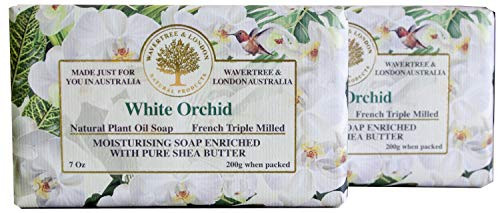 Wavertree  and  London soap bar White Orchid  2 Bars
