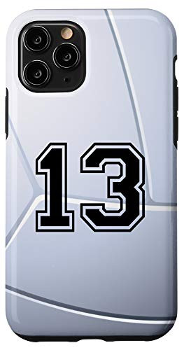iPhone 11 Pro Volleyball Jersey Number 13 Thirteen No 13 Game Play Case