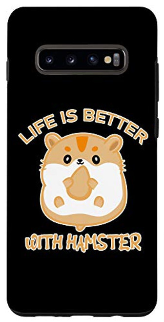 Galaxy S10Plus Life Is Better With Hamster Rodent Cage Small Pet Hamster Case Galaxy S10Plus Life Is Better With Hamster Rodent Cage Small Pet Hamster Case