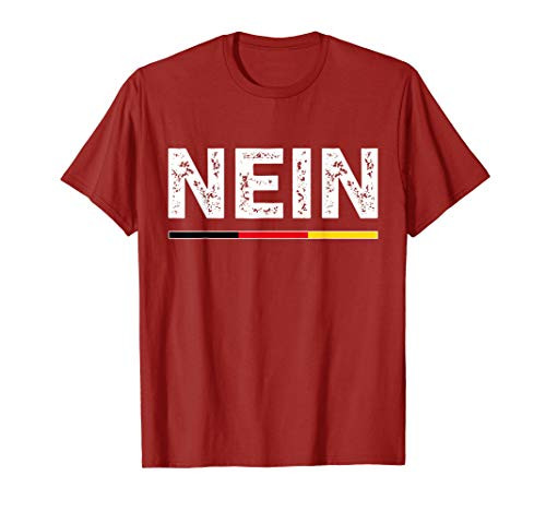 Nein T shirt German No Saying Funny Germany Vintage Tee Gift T-Shirt Nein T shirt German No Saying Funny Germany Vintage Tee Gift T-Shirt