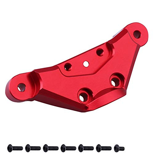 Hobbypark Aluminum Front Case Mounts Cover for 1 10 Redcat Blackout XTE SC  Pro   Replace BS213-013  Red
