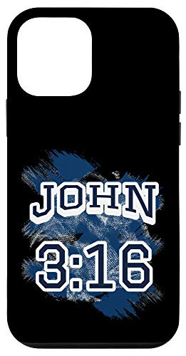 iPhone 12 mini Bible Verse John 3 16   Vintage Cool Athletic Varsity Vibe Case