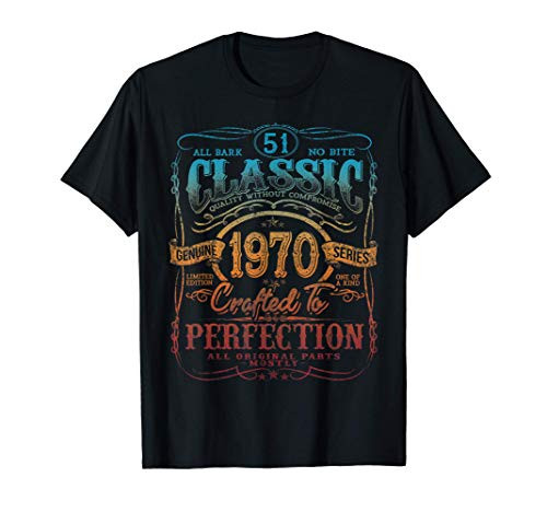 Vintage 1970 Limited Edition Gift 51 years old 51st Birthday T-Shirt