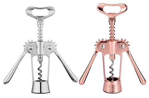 VSILE Wing Corkscrew Wine Opener Stainless Steel Wine Beer Bottle Opener VSILE Wing Corkscrew Wine Opener Stainless Steel Wine Beer Bottle Opener