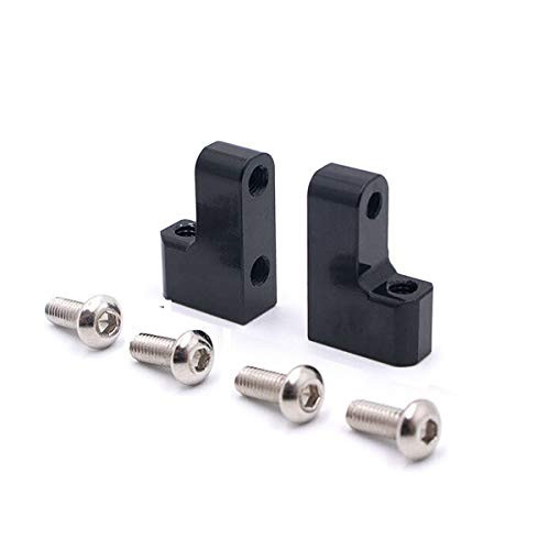 LCX Racing 1 10th RC Crawler Car CNC Machined Aluminum Axle Servo Mount for Axial SCX10 SCX10 II Wraith RR10 Capra TRX4 TRX6 D90