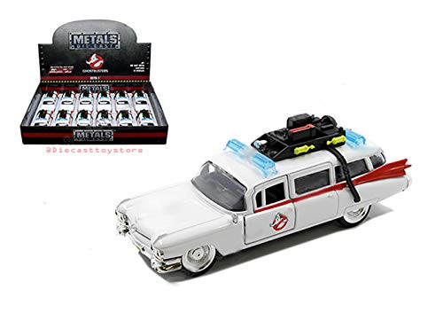 Jada 30207-DP1 Diecast1: 32 Display - Metals - Ghostbusters Ecto-1 1Pc No Retail Box, White Jada 30207-DP1 Diecast1: 32 Display - Metals - Ghostbusters Ecto-1 1Pc No Retail Box, White