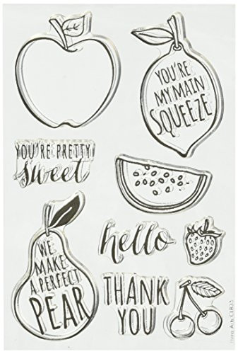 Hero Arts Stamp Your Own Fruit Stamp Set, Clear