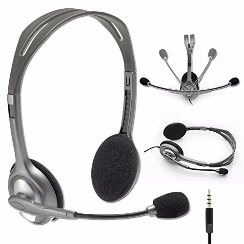 Logitech Stereo Headset H111/H110 with Noise Cancelling Microphone - Bulk Packaging