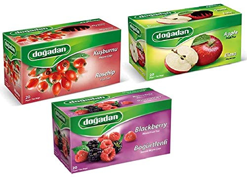 DOGADAN PACK OF 3 MIX  APPLE  ROSEHIP  BLACKBERRY