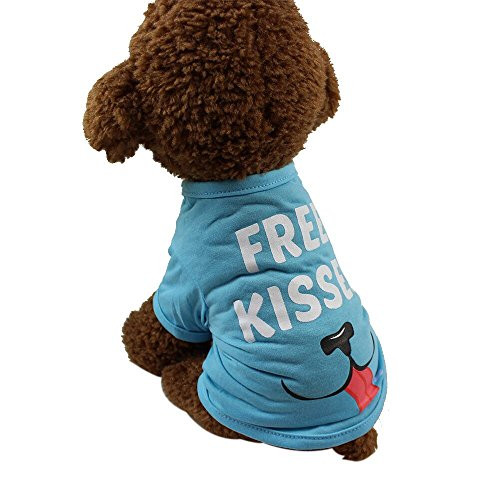 Fashion Pet Dog Clothes Cat Puppy Pet Puppy Spring Summer Shirt Small Pet Clothes Vest T Shirt Sky Blue L Fashion Pet Dog Clothes Cat Puppy Pet Puppy Spring Summer Shirt Small Pet Clothes Vest T Shirt Sky Blue L