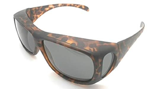 Polarized Fit Over Wear Over Reading Glasses Sunglasses  Size Large  Tortoise 43299