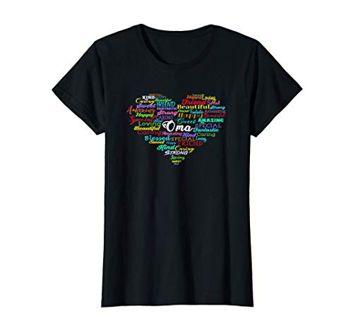 Womens Oma Shirt For Grandma Oma Gifts For Birthday Mother's Day T-Shirt
