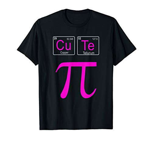 Cutie Pie Pi Day T-Shirt Cute Math Periodic Table Pun Gift