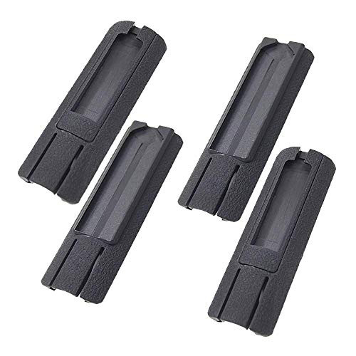 SkySmile 4pcs Tactical Light Switch Mount Kit  TD Scar Pocket Panel Pads for Flashlight M300 M600 Series  Suit for 20mm Picatinny Rail AR15 PEQ Remote Switch Accessory
