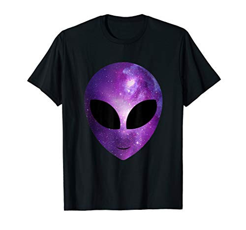 Alien Galaxy Cosmic Head T-Shirt