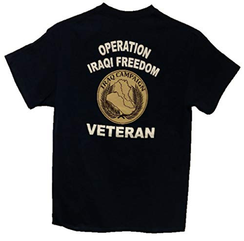 Generies Operation Iraqi Freedom Veteran Tshirt OIF Blue Large Generies Operation Iraqi Freedom Veteran Tshirt OIF Blue Large