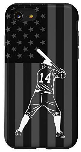 iPhone SE  2020    7   8 Baseball Softball Player Number 14 Case