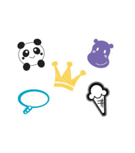 YUDU Art Transparencies  Doodle Pop  Set of 6