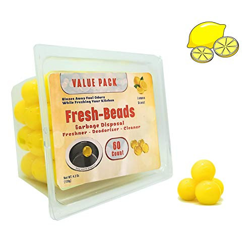 60-Count Sink Garbage Disposal Cleaner  Freshener  and  Deodorizer Lemon Scent Capsules