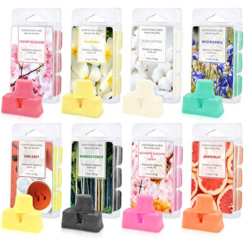 LA BELLEFeE Scented Wax Melts Soy Wax Cubes Wax Melts Wax Cubes 8 Pack 2.5 oz Wax Bar Melts LA BELLEFeE Scented Wax Melts Soy Wax Cubes Wax Melts Wax Cubes 8 Pack 2.5 oz Wax Bar Melts