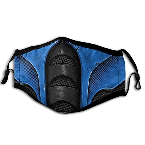 Mask - Mortal Kombat - Sub-Zero Face Mask Reusable Adult Anti Black Border Dust Cover One Size