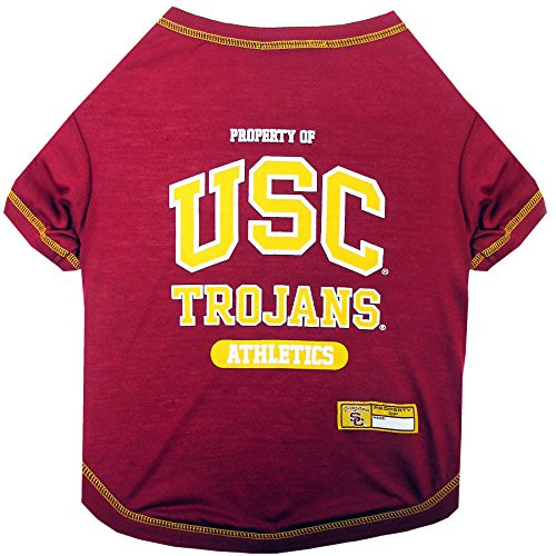 NCAA USC Trojans Dog T-Shirt  Small