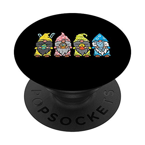 Nordic Garden Gnomes Bunny Ears Easter Egg Bunny Tomte Nisse PopSockets PopGrip  Swappable Grip for Phones  and  Tablets