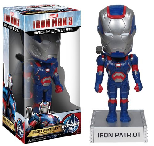 Funko Marvel Iron Man Movie 3: Iron Patriot Wacky Wobbler Funko Marvel Iron Man Movie 3: Iron Patriot Wacky Wobbler