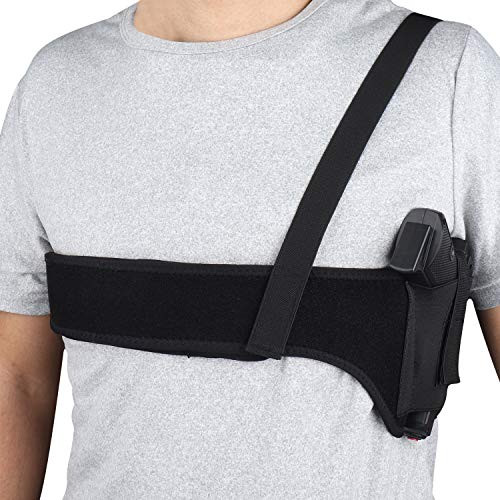 Kosibate Shoulder Holster  Underarm Gun Holster Neoprene Concealed Carry Universal Pistol Holsters Fits Glock 17 19 26 42 43  1911  M and P Shield 9mm  Revolver  Sig P320 Holsters 40 Inch
