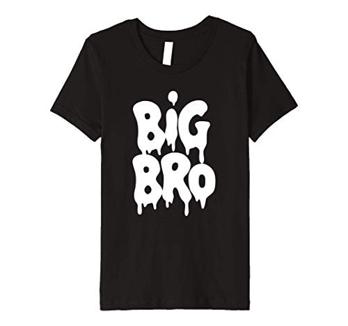 Kids Big Bro Urban Paint Drips Siblings Day Gift For Big Brother Premium T-Shirt Kids Big Bro Urban Paint Drips Siblings Day Gift For Big Brother Premium T-Shirt