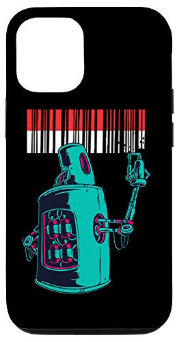 iPhone 12 12 Pro Yemen Heritage Yemenese Roots Robot Spray Paint Case