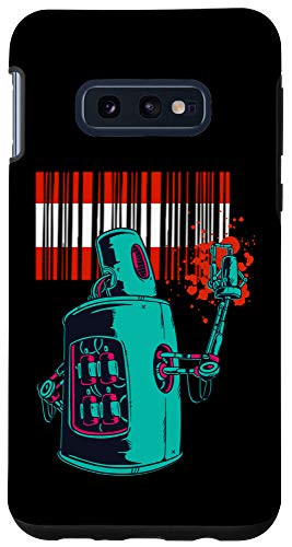 Galaxy S10e Austria Heritage Austrian Roots Robot Spray Paint Case