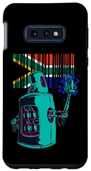 Galaxy S10e South Africa Heritage South African Roots Robot Spray Paint Case Galaxy S10e South Africa Heritage South African Roots Robot Spray Paint Case