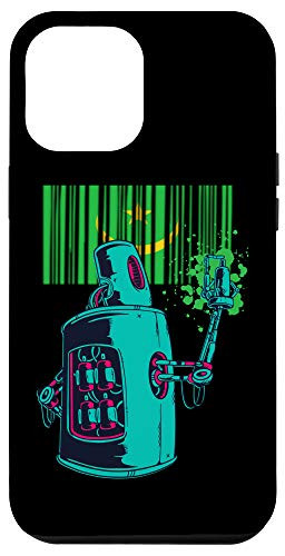 iPhone 12 Pro Max Mauritania Heritage Mauritanian Roots Robot Spray Paint Case