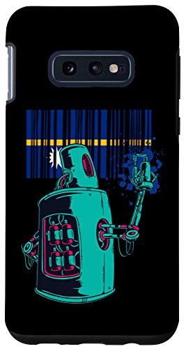 Galaxy S10e Nauru Heritage Nauruan Roots Robot Spray Paint Case